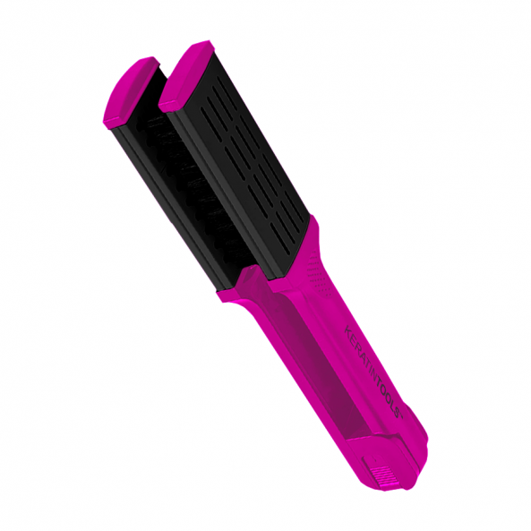 Keratin Tools Расческа зажимная с жёсткой щетиной М2 - розовая