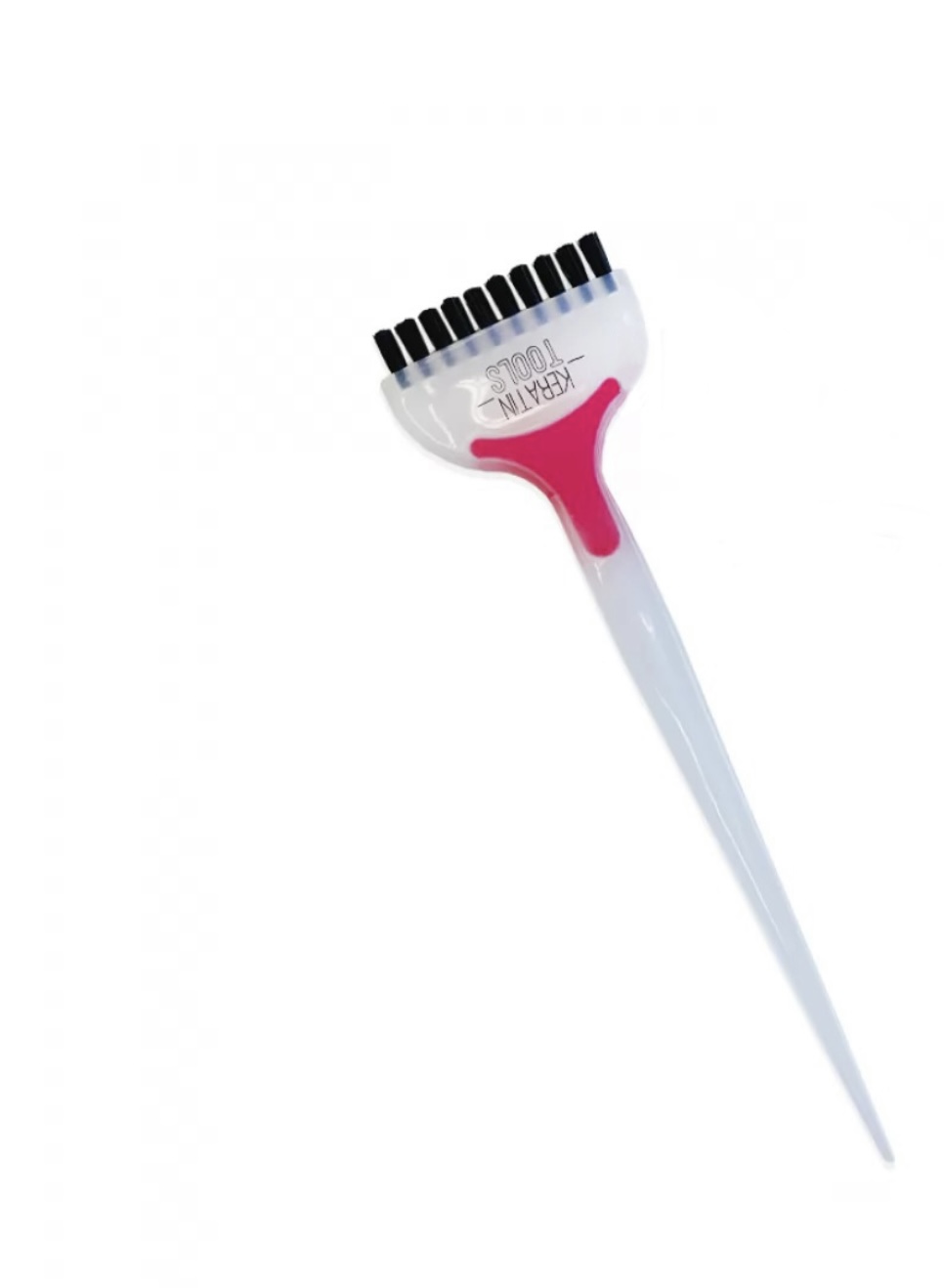 Кисть для кератина Model YY Keratin Tools розовая/белая